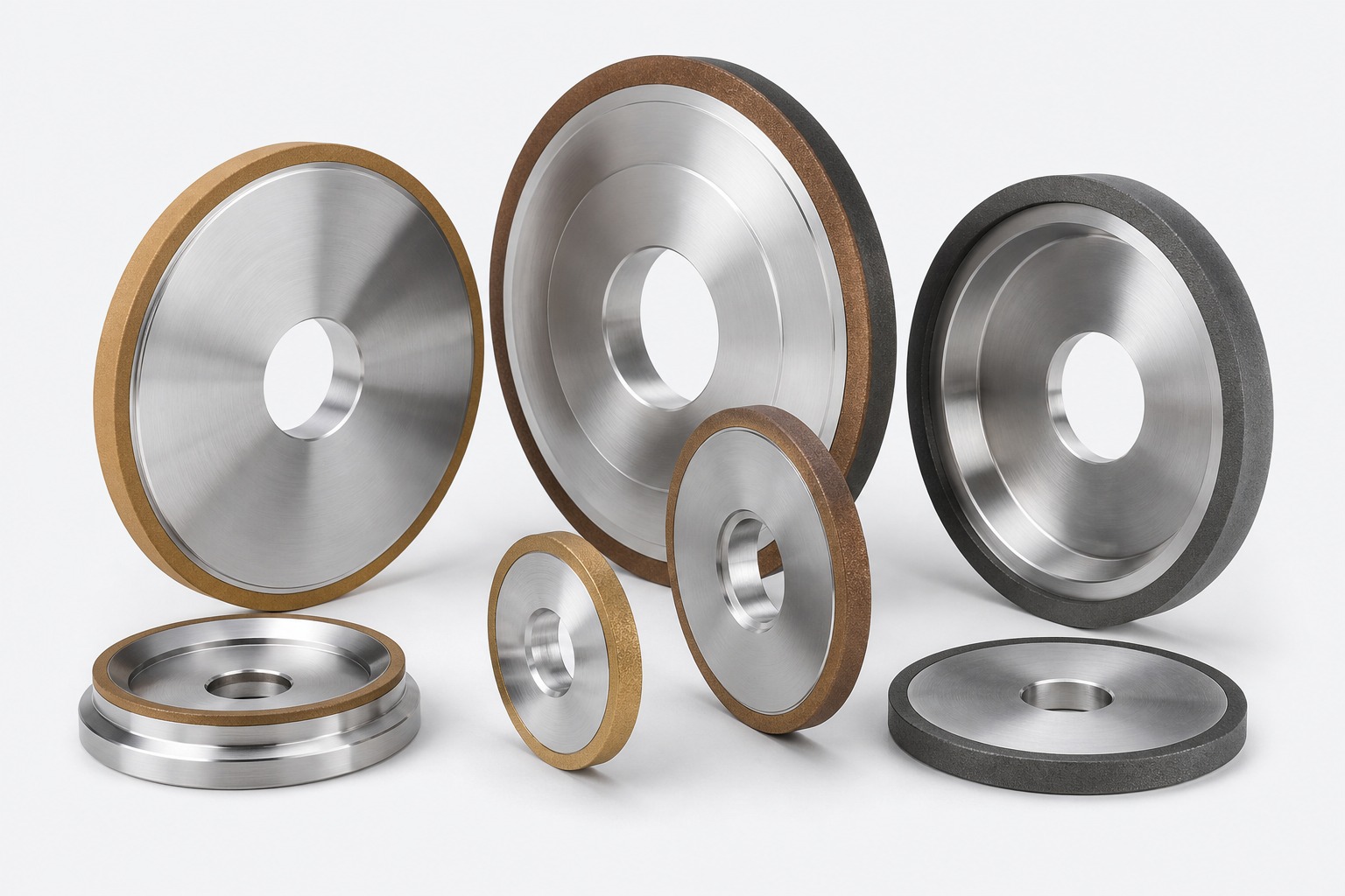 CBN and diamond grinding wheels for precision grinding