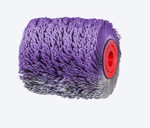 Purple ceramic deburring roller for industrial deburring and edge rounding